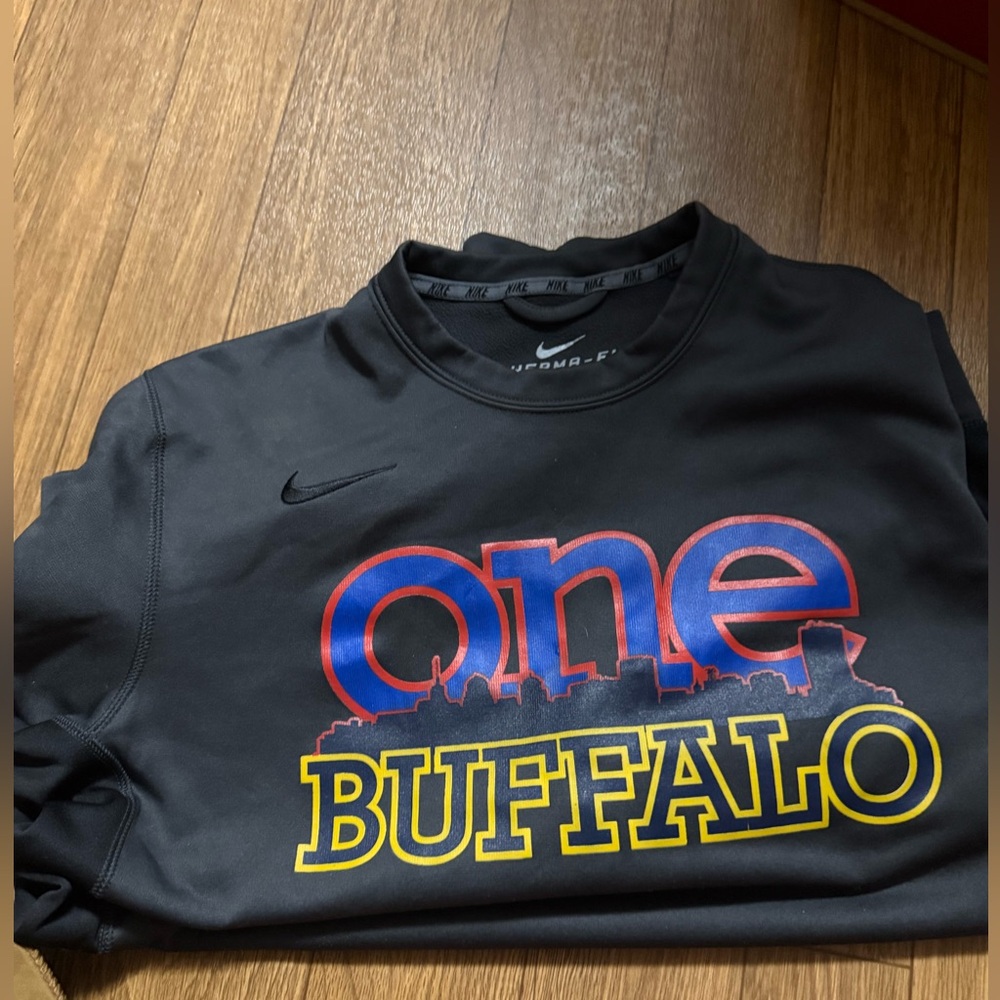 Nike Black Therma-FIT Crewneck one Buffalo